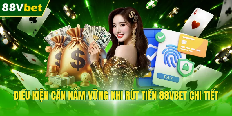 Điều kiện cần nắm vững khi rút tiền 88VBET chi tiết